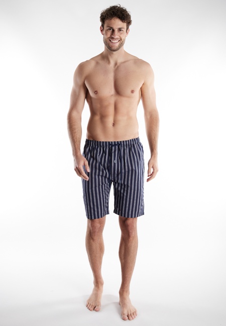 BUGATTI Herren Bermuda blau längsgestreift