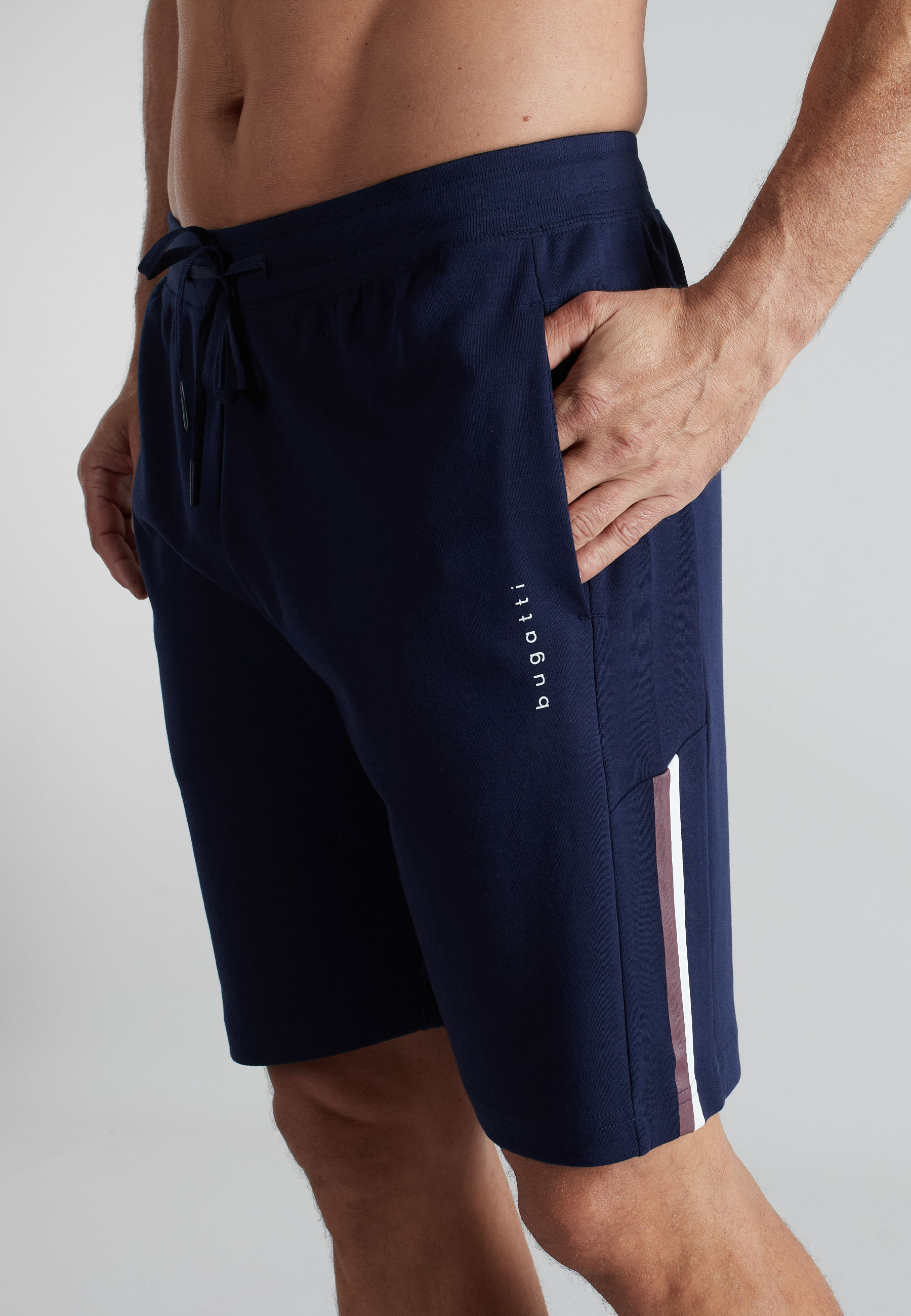 BUGATTI Herren Bermuda blau uni