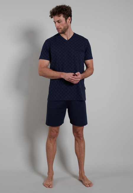 BUGATTI Herren Shorty blau