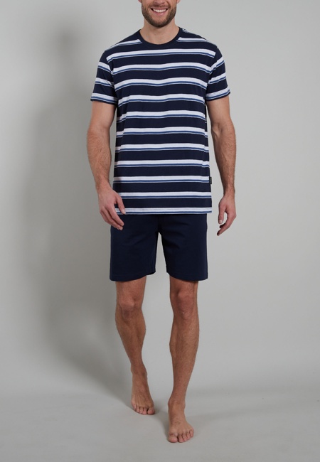 BUGATTI Herren Shorty blau uni