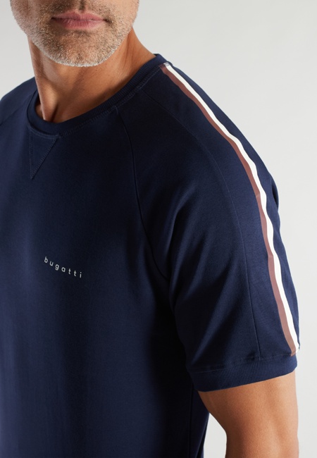 BUGATTI Herren Shorty blau uni