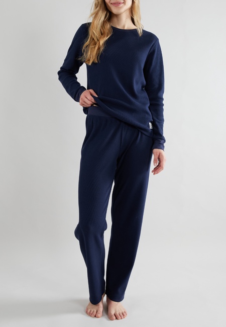 TOM TAILOR Damen Trainingsanzug blau uni