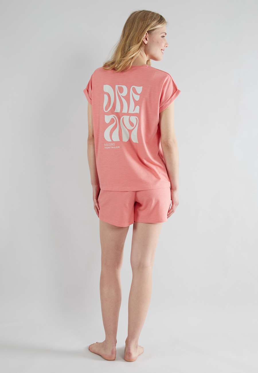 TOM TAILOR Damen Shorty rot uni