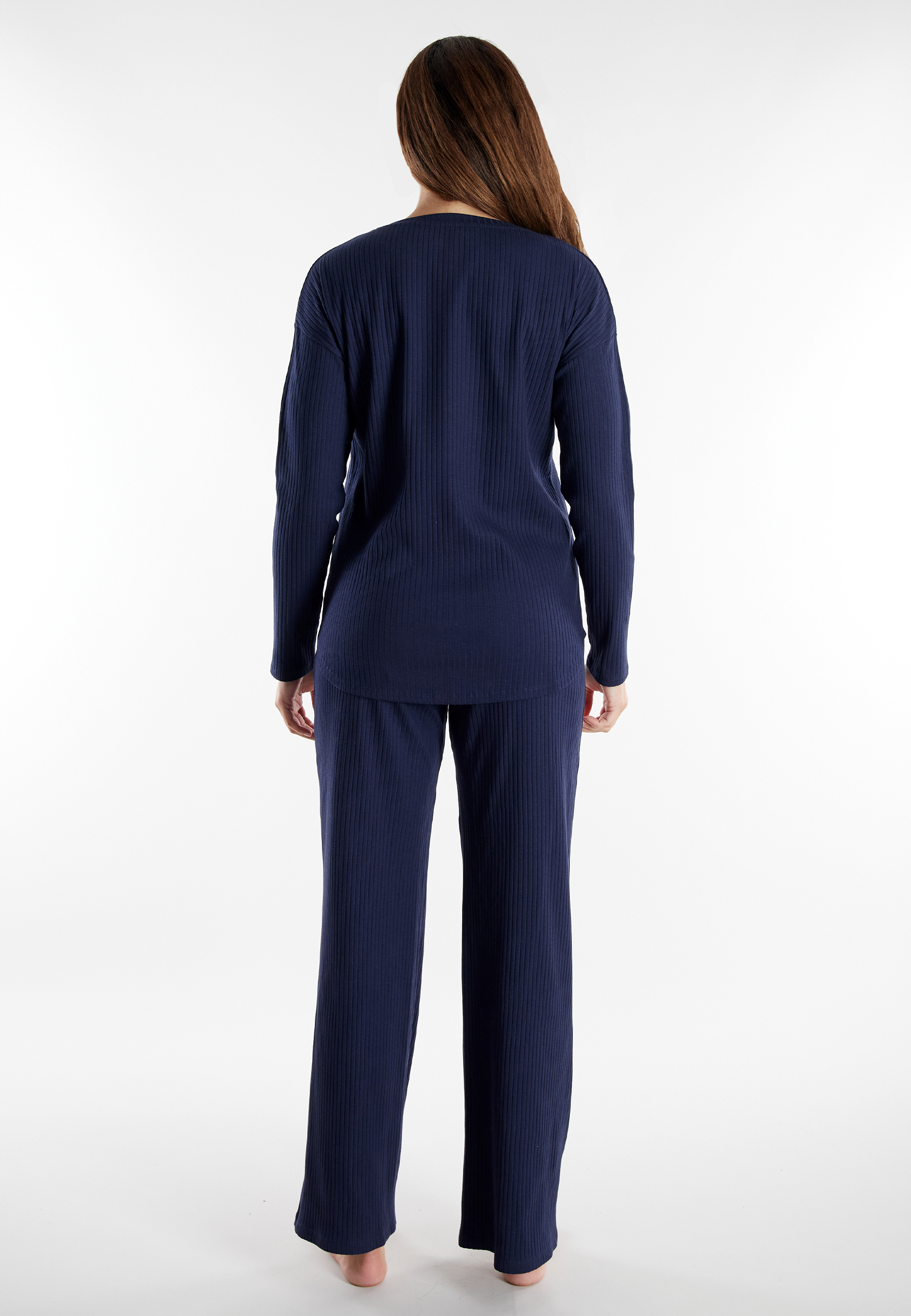 TOM TAILOR Damen Trainingsanzug blau uni