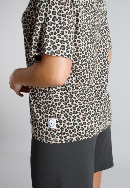 TOM TAILOR Damen Shorty braun bedruckt