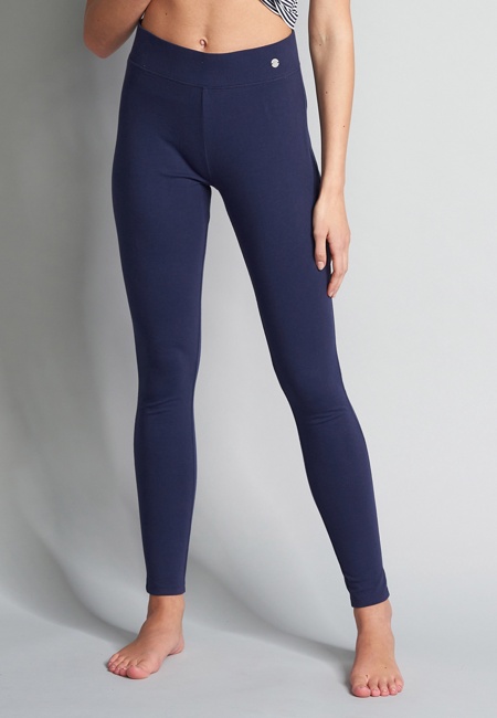 Damen Lange-Hose blau uni