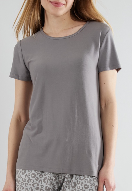TOM TAILOR Damen Shirt grau uni