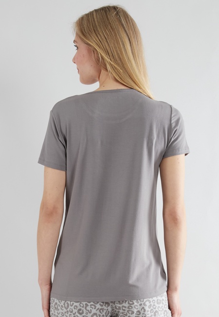 TOM TAILOR Damen Shirt grau uni