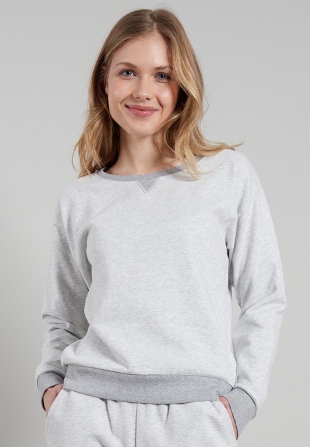 TOM TAILOR Damen Oberteil weiß uni