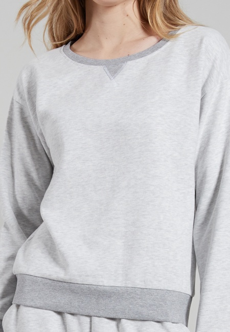 TOM TAILOR Damen Oberteil weiß uni