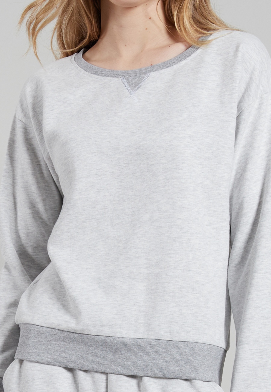 TOM TAILOR Damen Oberteil weiß uni