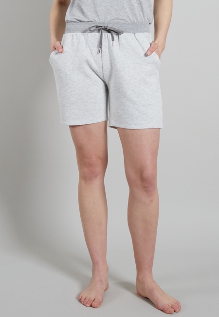 TOM TAILOR Damen Kurze-Hose weiß uni