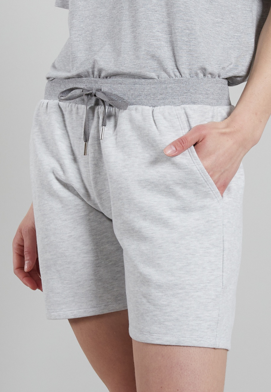TOM TAILOR Damen Kurze-Hose weiß uni