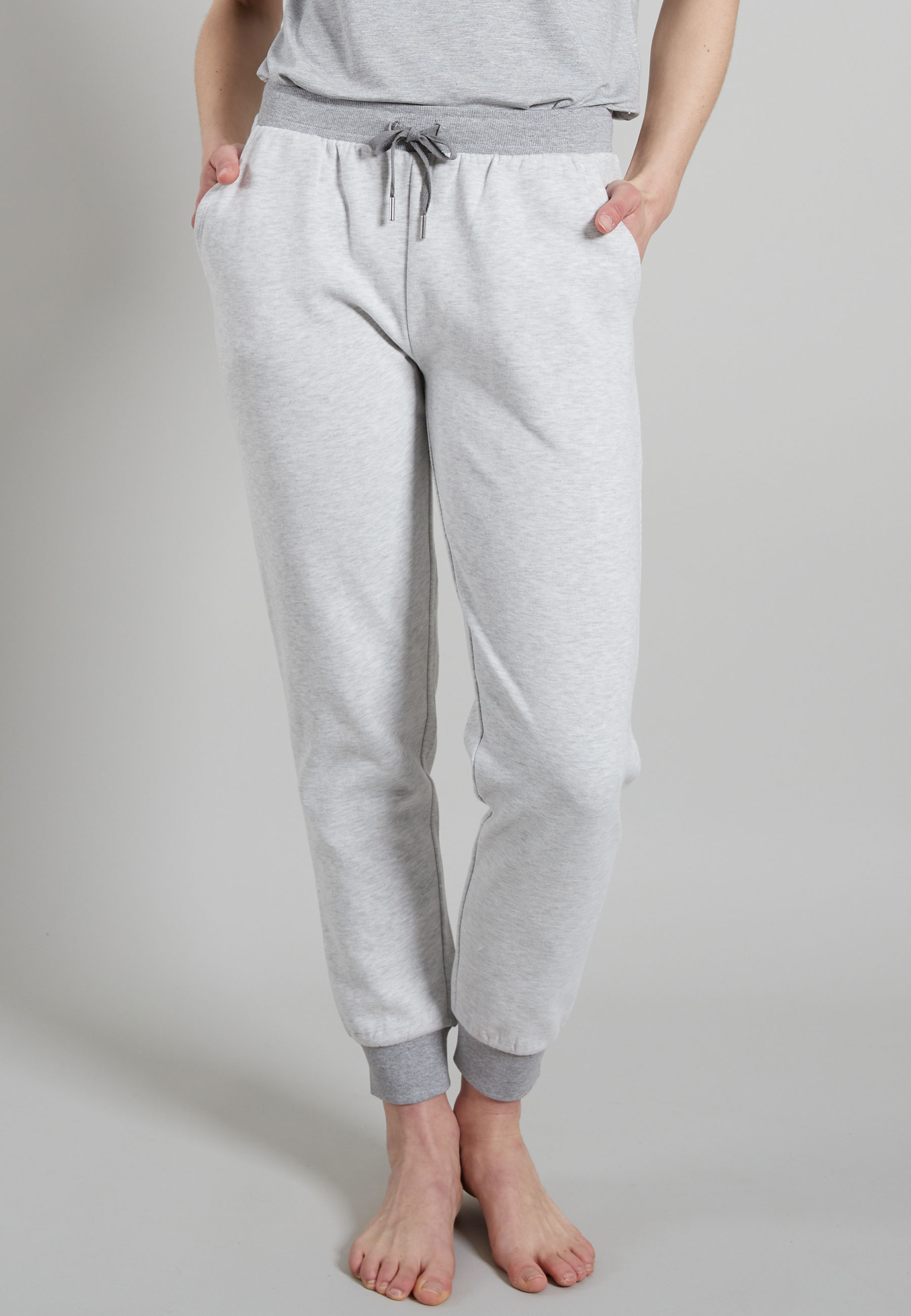 TOM TAILOR Damen Lange-Hose weiß uni