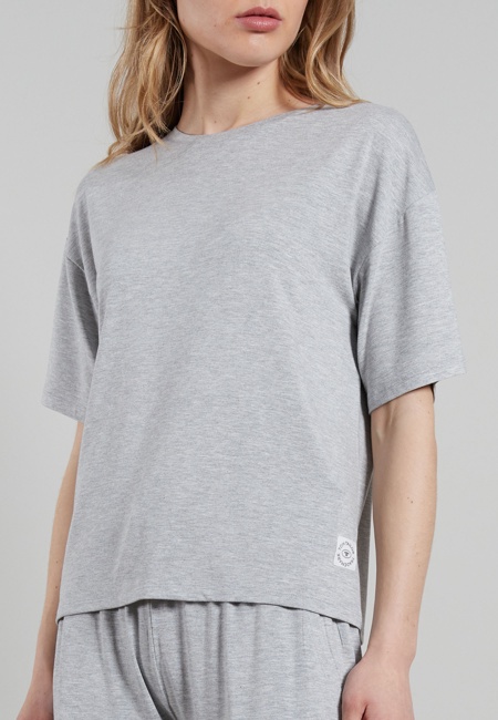 TOM TAILOR Damen Shirt grau uni