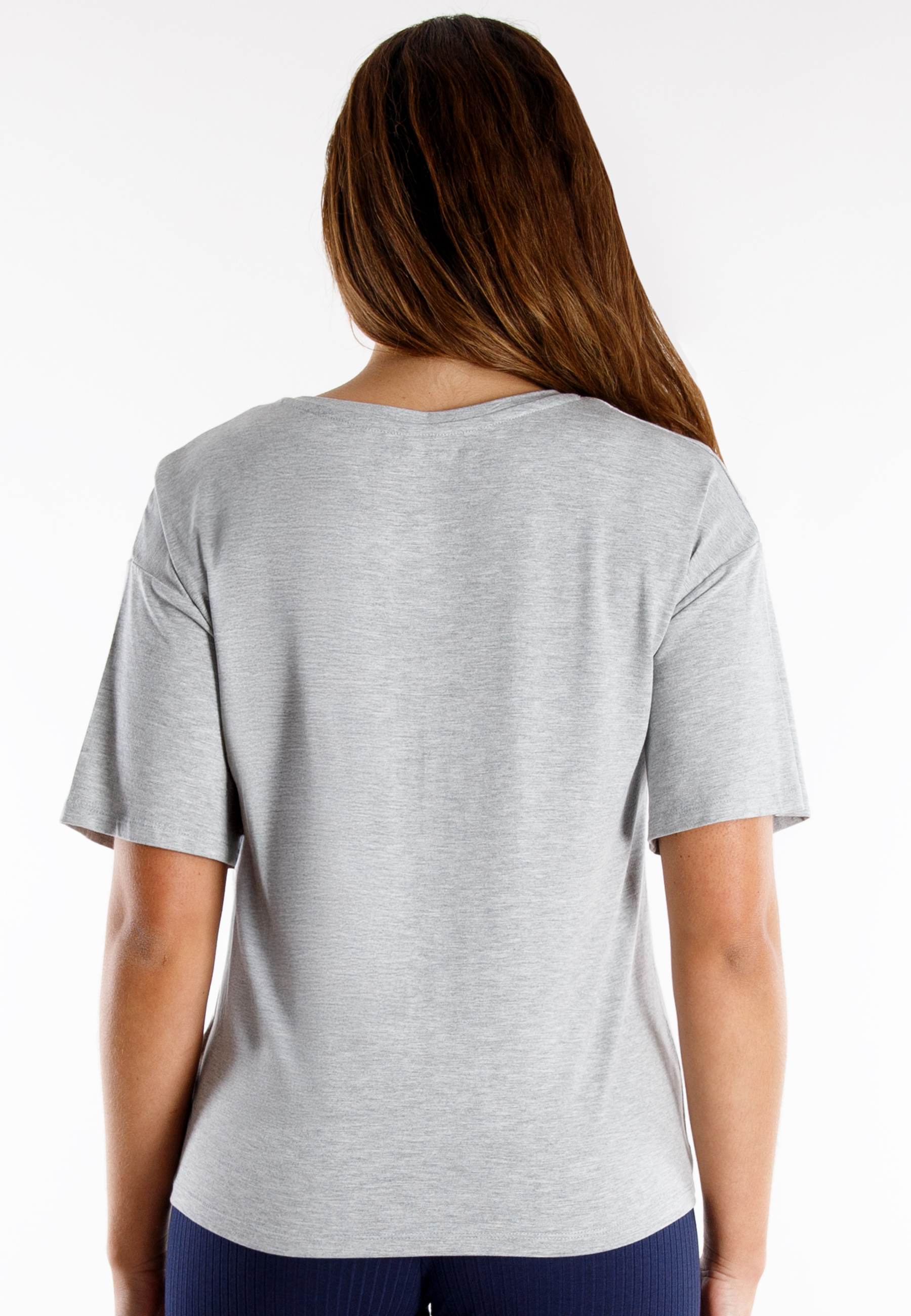 TOM TAILOR Damen Shirt grau uni