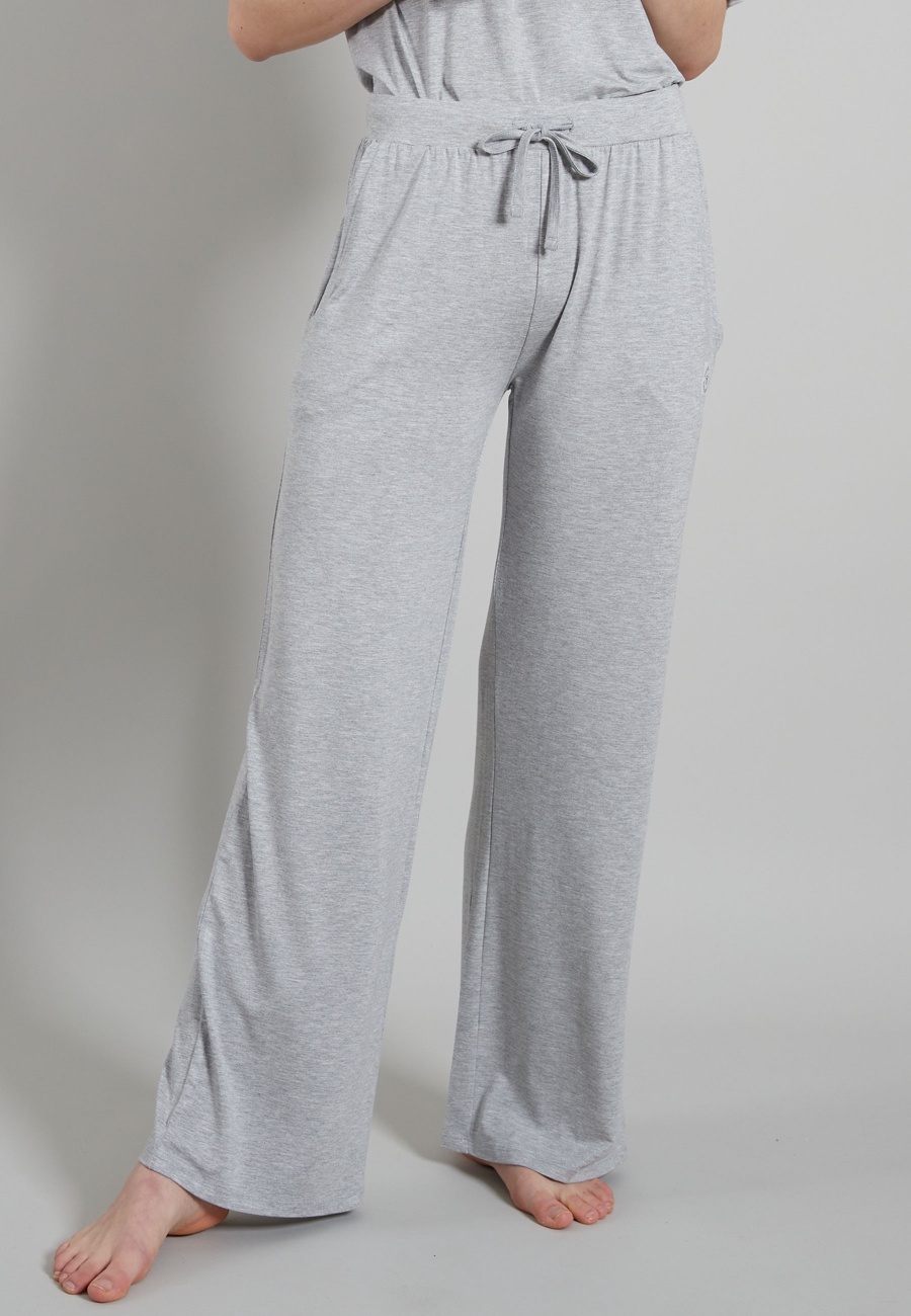 TOM TAILOR Damen Lange-Hose grau uni
