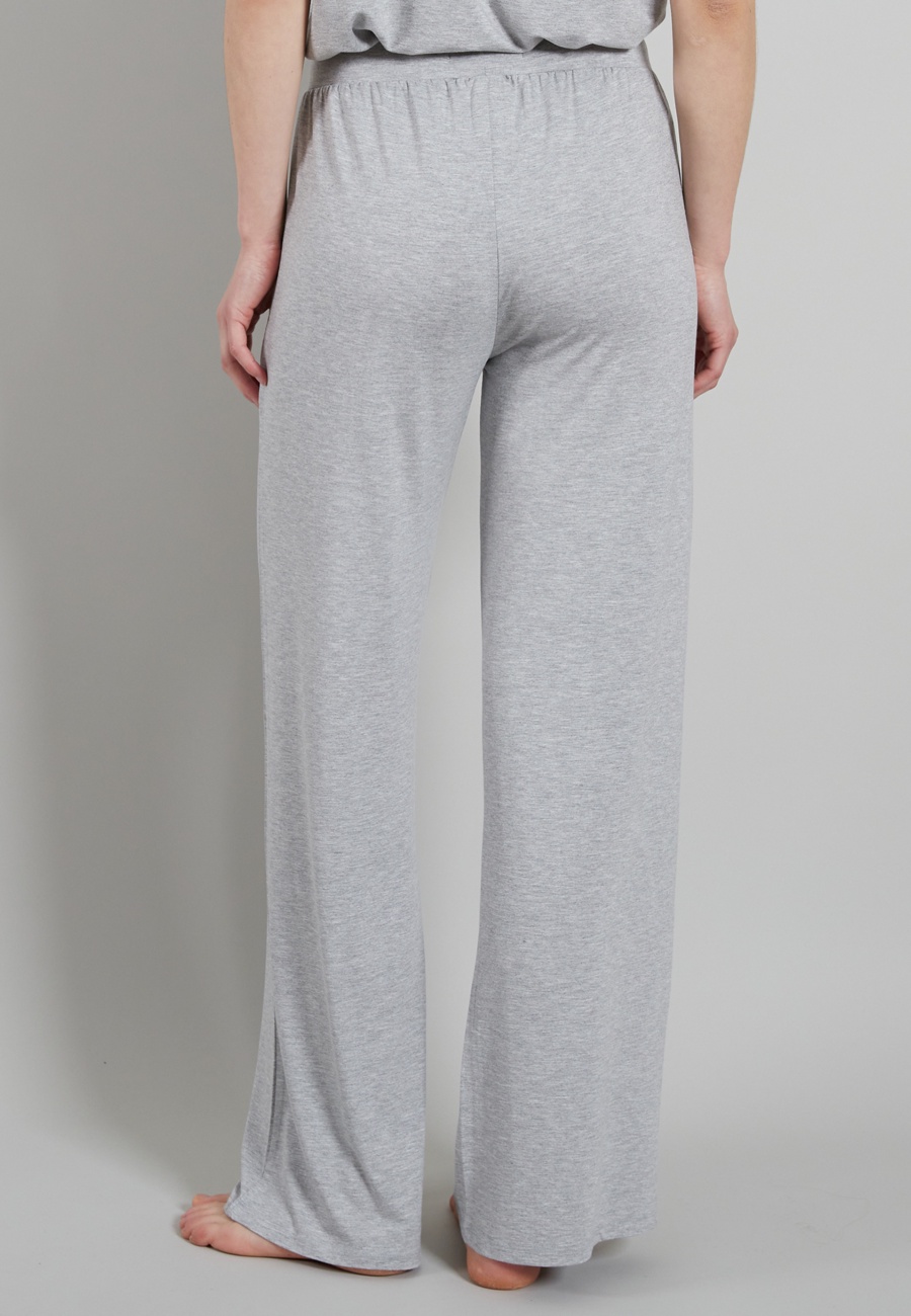 TOM TAILOR Damen Lange-Hose grau uni