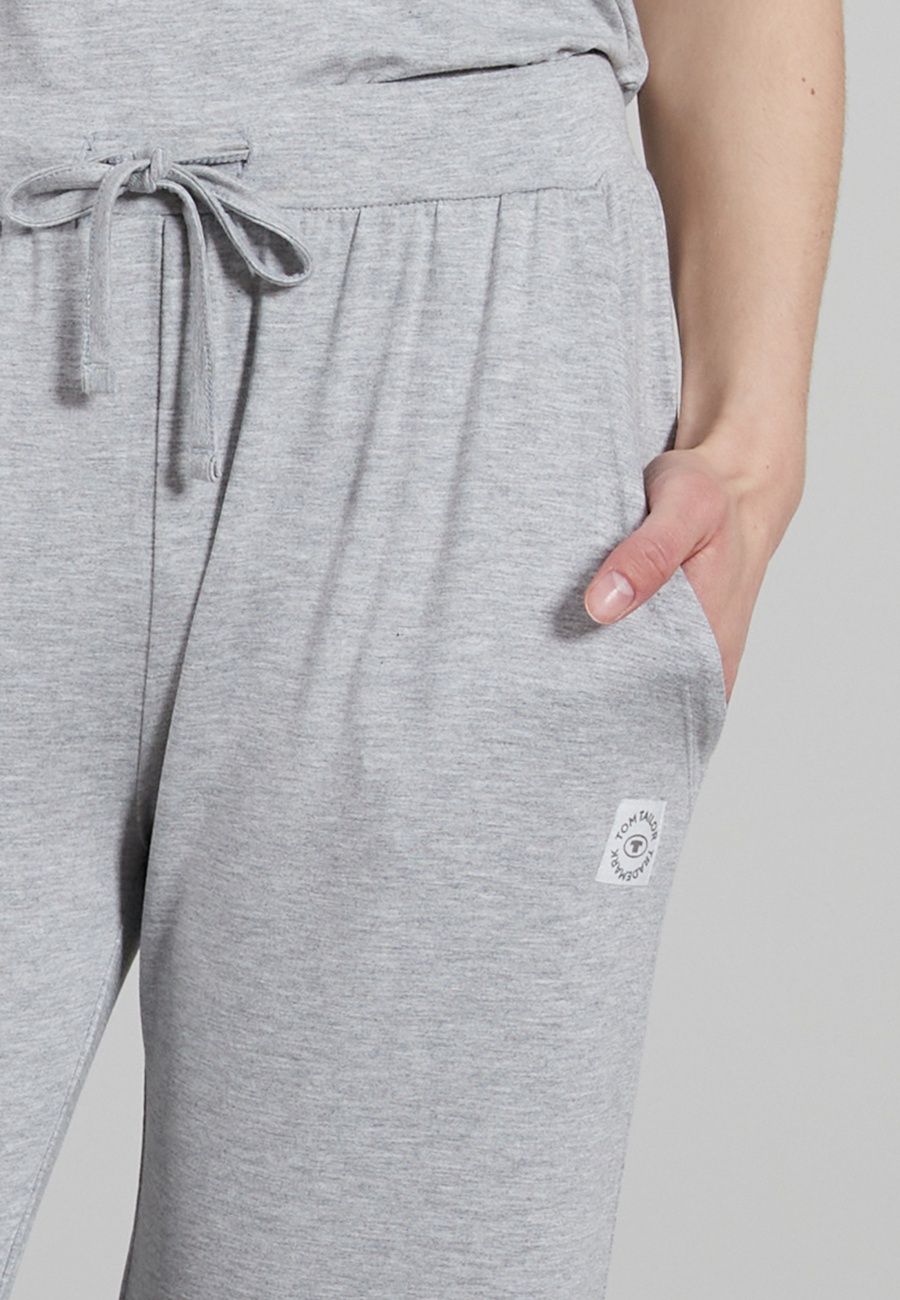 TOM TAILOR Damen Lange-Hose grau uni