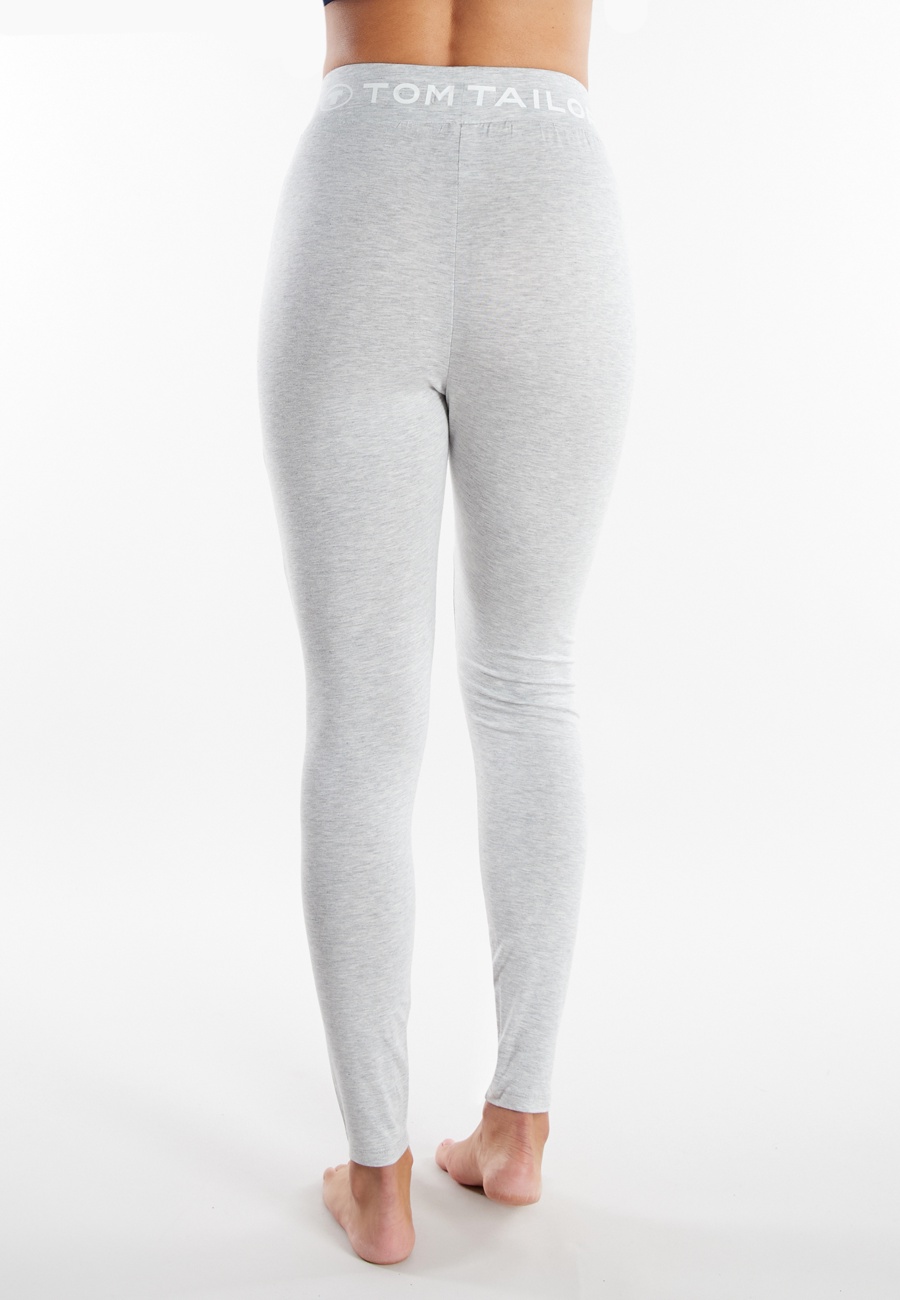 TOM TAILOR Damen Lange-Hose grau uni