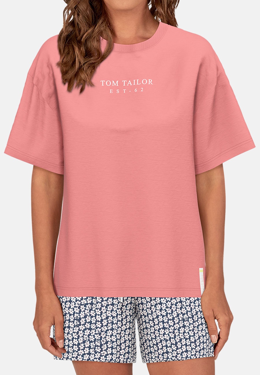 TOM TAILOR Damen Shirt rot uni