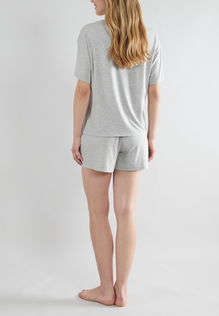 TOM TAILOR Damen Short-Pants grau melange