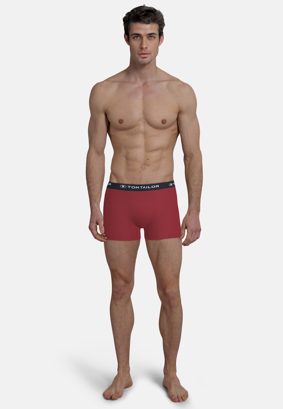Herren Pants rot melange 3er Pack