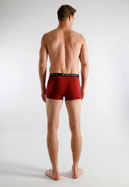 TOM TAILOR Herren Pants rot uni 3er Pack