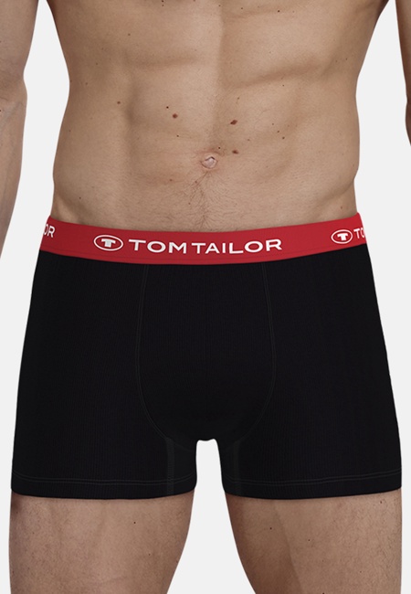 Herren Pants schwarz melange 3er Pack