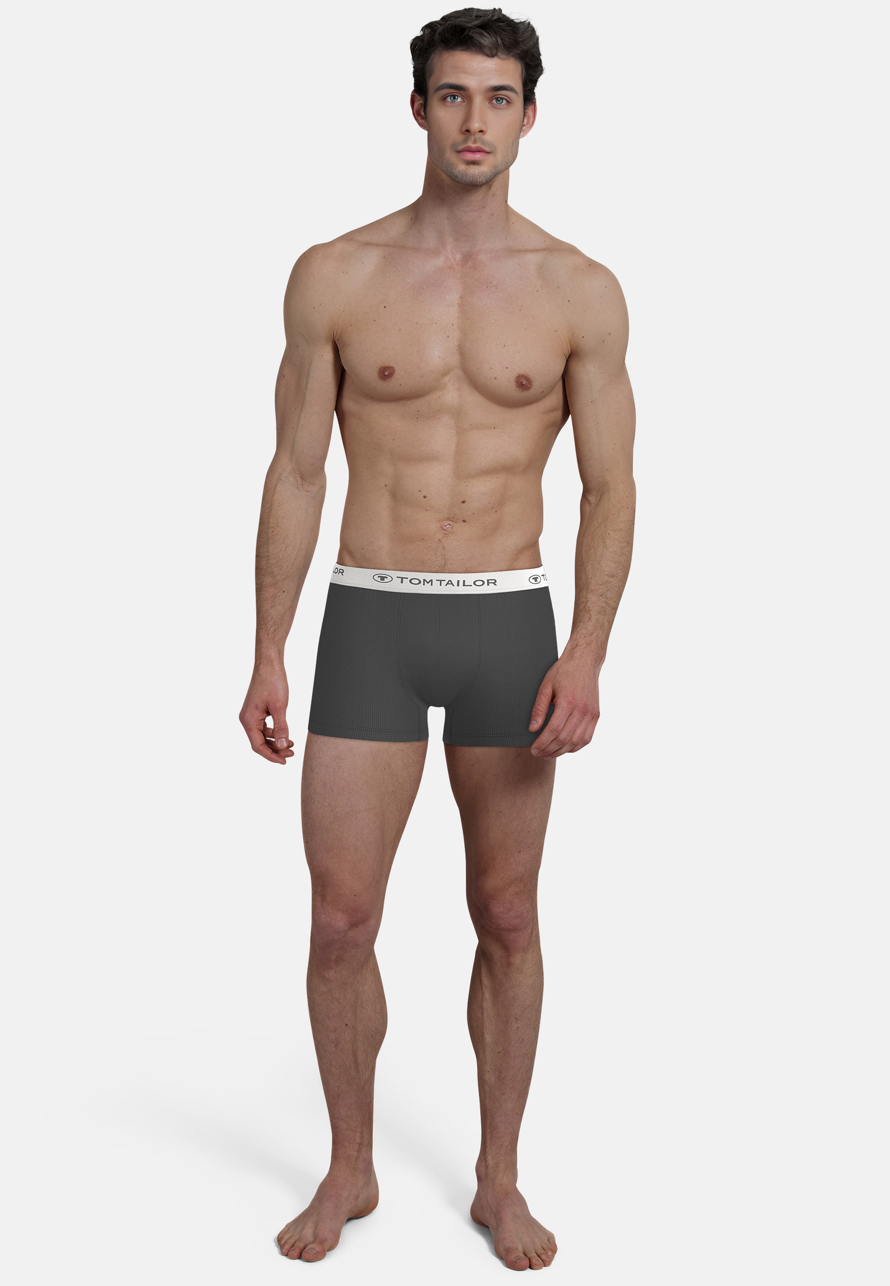 Herren Pants grau melange 3er Pack