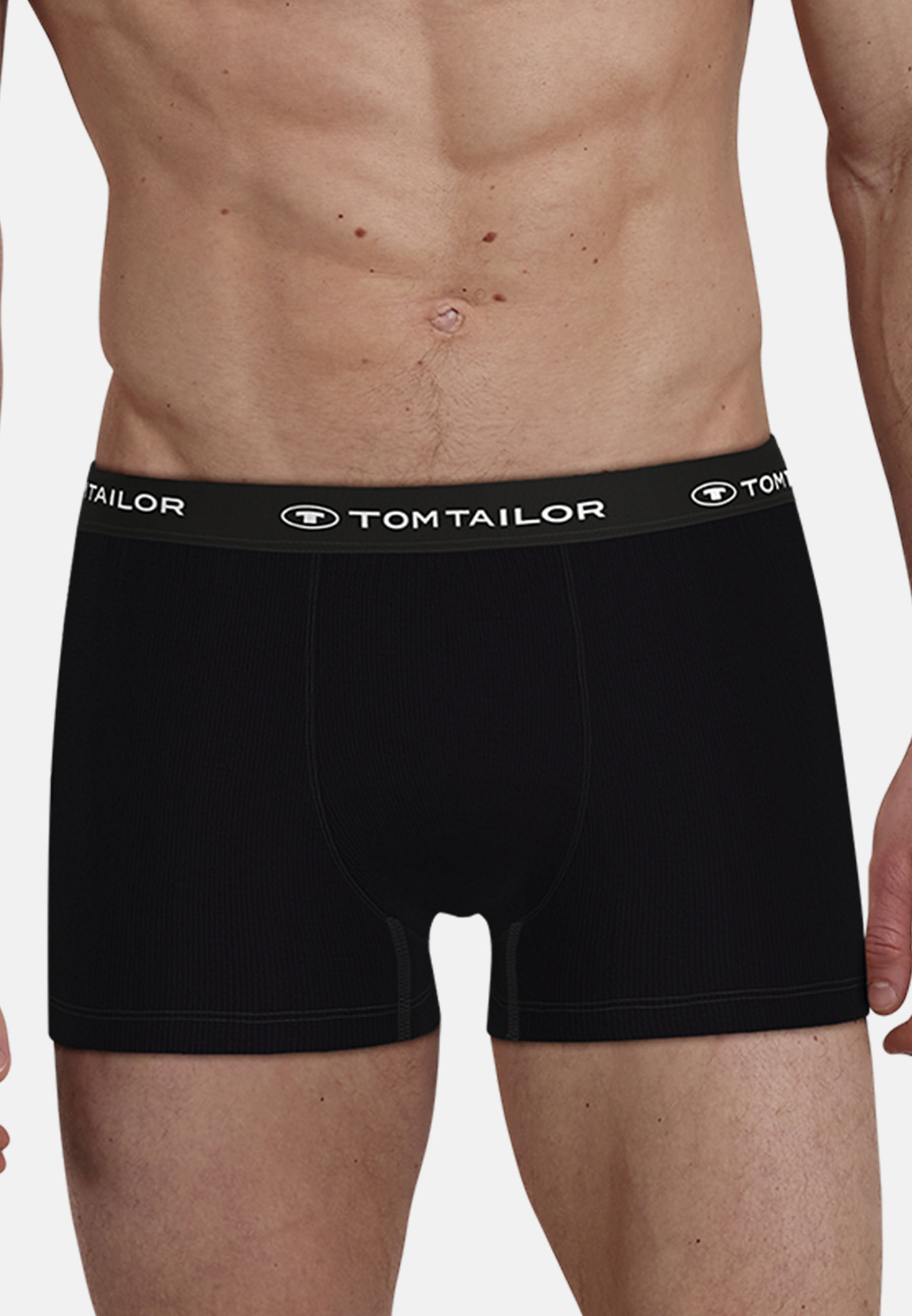 Herren Pants schwarz melange 3er Pack