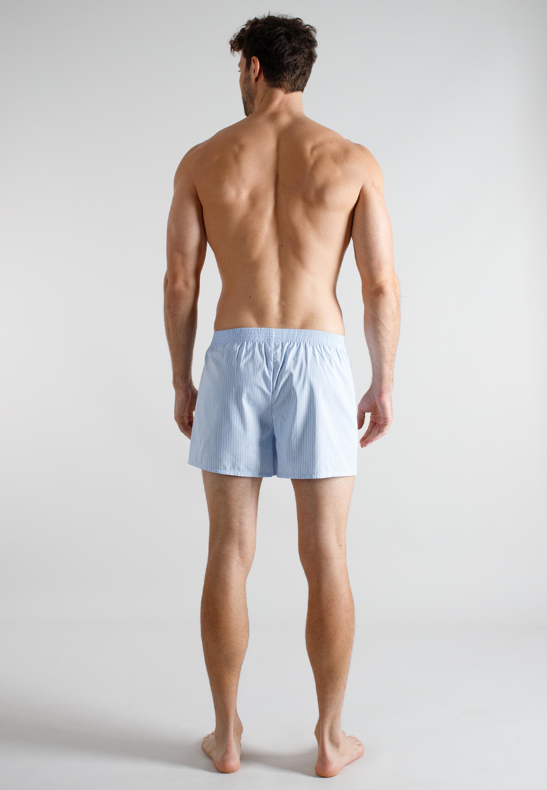 TOM TAILOR Herren Boxershort blau kariert 2er Pack