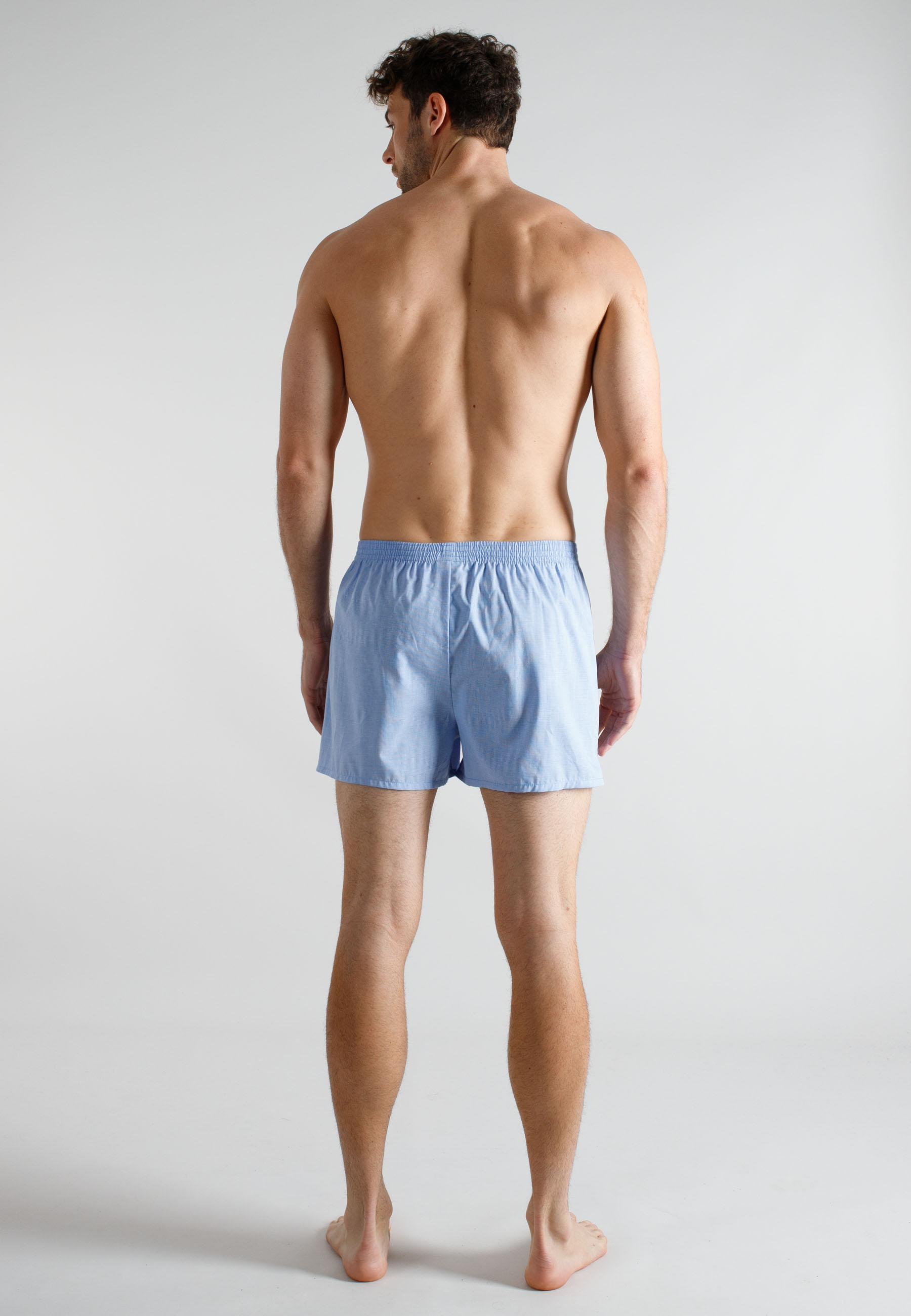 TOM TAILOR Herren Boxershort blau kariert 2er Pack
