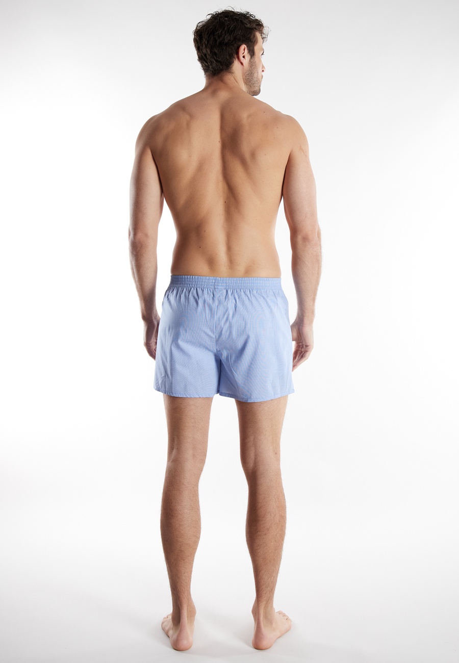 TOM TAILOR Herren Boxershort blau kariert 2er Pack