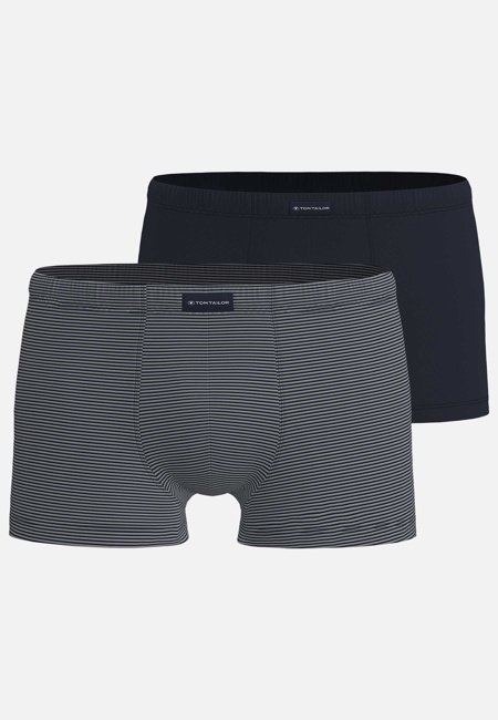 TOM TAILOR Herren Pants blau quergestreift 2er Pack