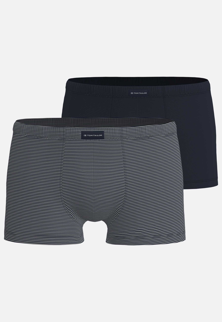 TOM TAILOR Herren Pants blau quergestreift 2er Pack