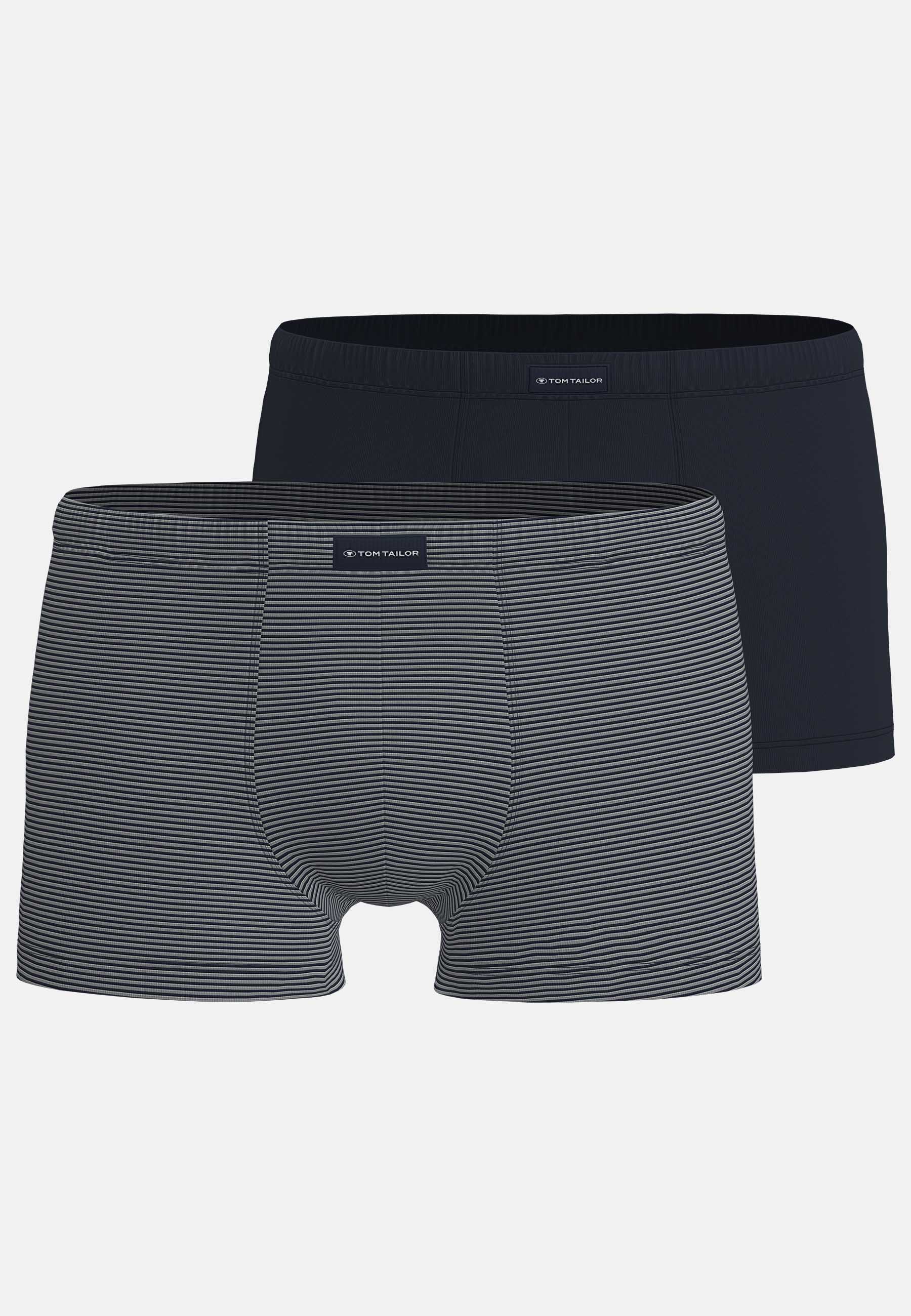 TOM TAILOR Herren Pants blau quergestreift 2er Pack