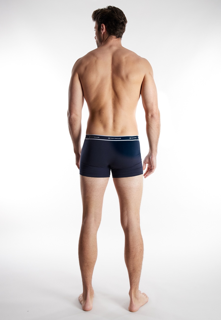 TOM TAILOR Herren Pants blau uni 2er Pack