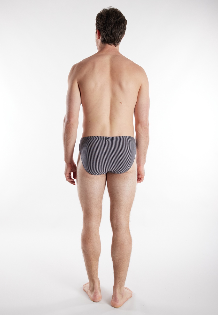 TOM TAILOR Herren Mini-Slip blau längsgestreift 2er Pack