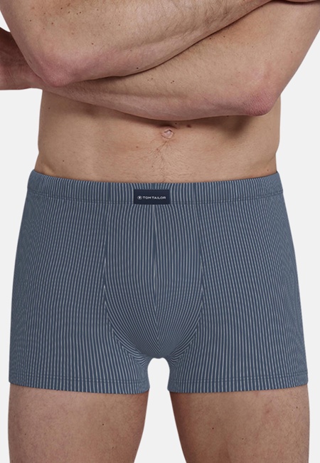 TOM TAILOR Herren Pants blau Nadelstreifen 2er Pack