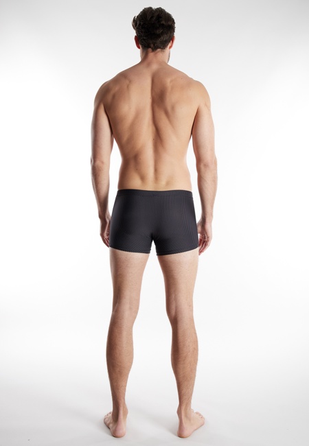 TOM TAILOR Herren Pants schwarz Nadelstreifen 2er Pack