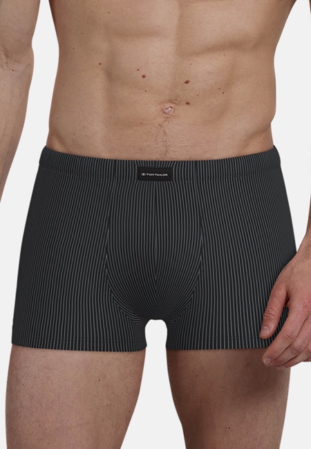 TOM TAILOR Herren Pants schwarz Nadelstreifen 2er Pack