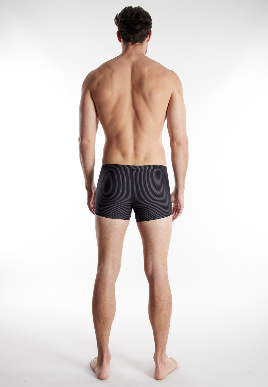 TOM TAILOR Herren Pants schwarz Nadelstreifen 2er Pack