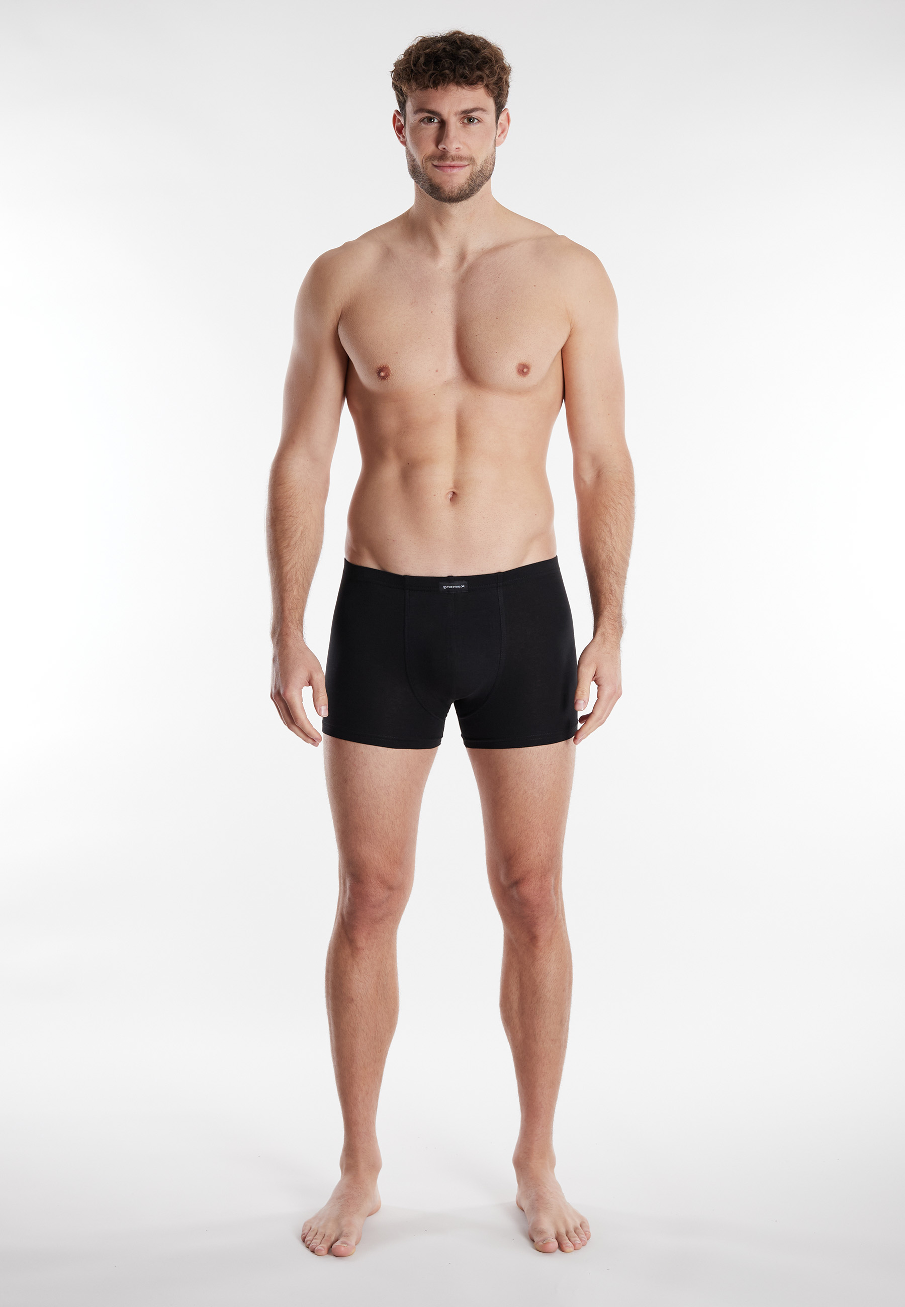 Herren Pants schwarz melange 4er Pack