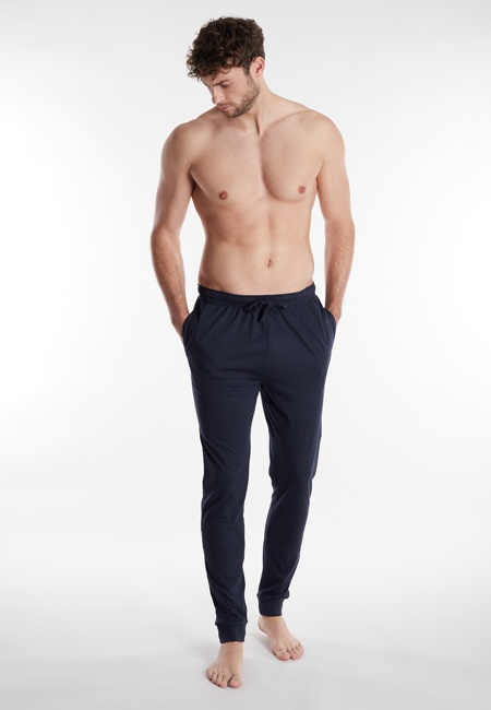 TOM TAILOR Herren Lange-Hose blau uni