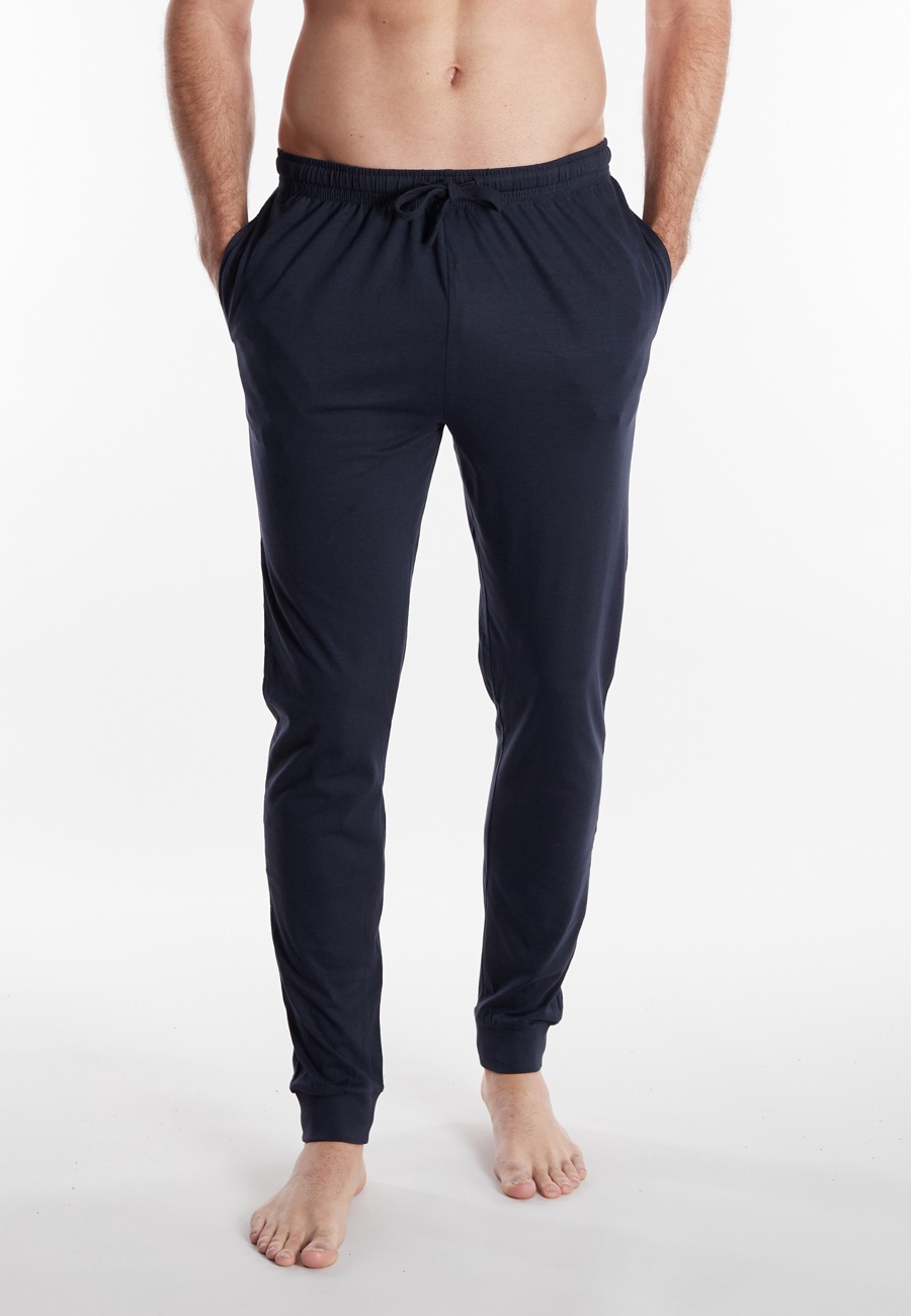 TOM TAILOR Herren Lange-Hose blau uni