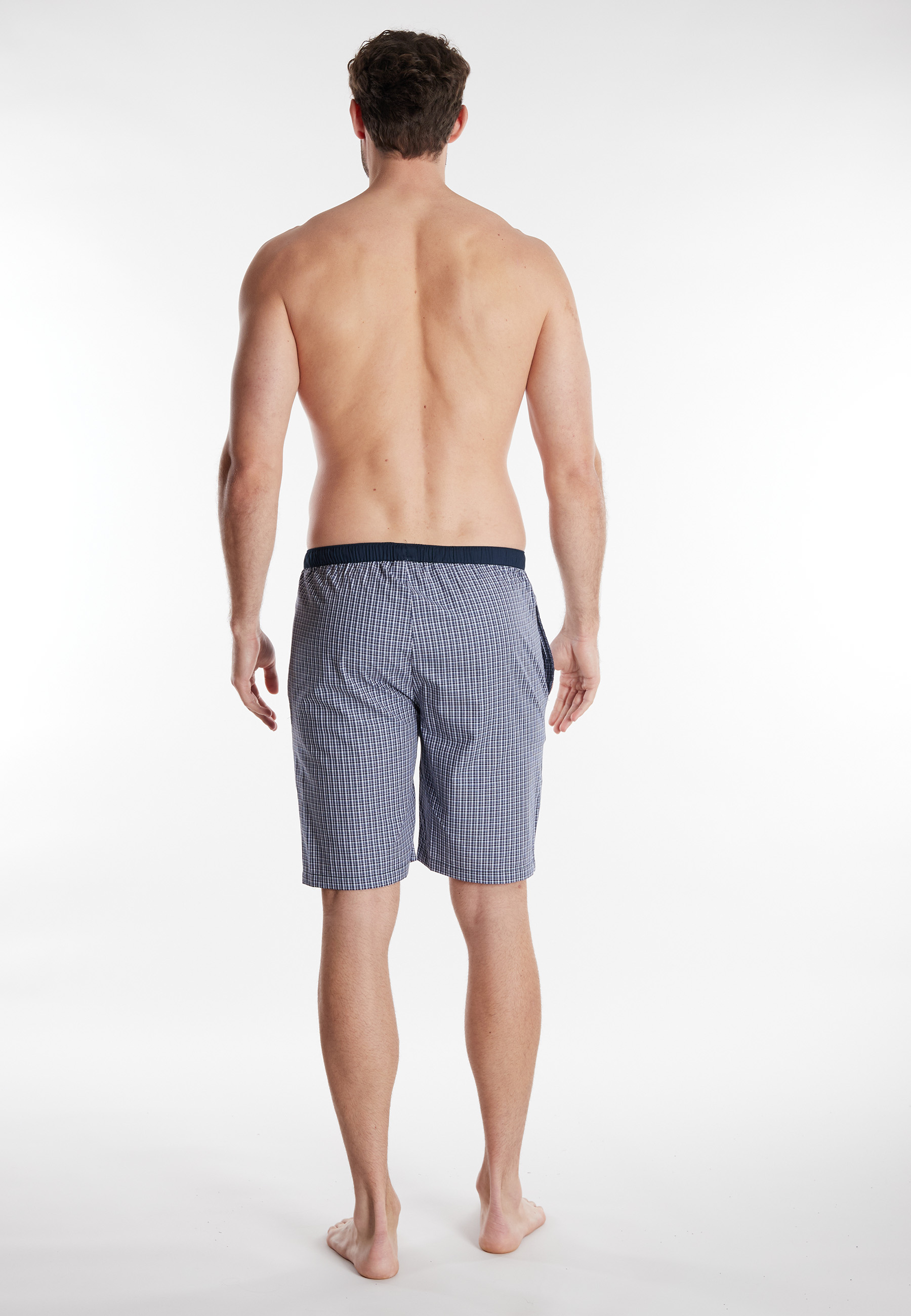 TOM TAILOR Herren Bermuda blau kariert