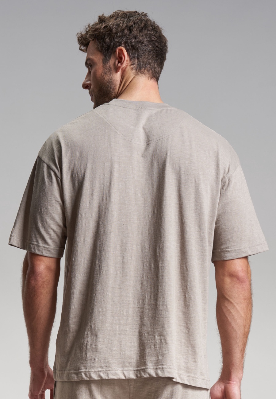 TOM TAILOR Herren Shirt grau melange