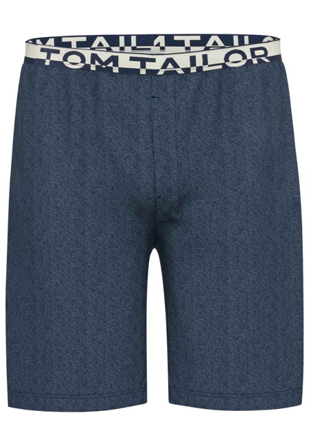 TOM TAILOR Herren Bermuda blau melange