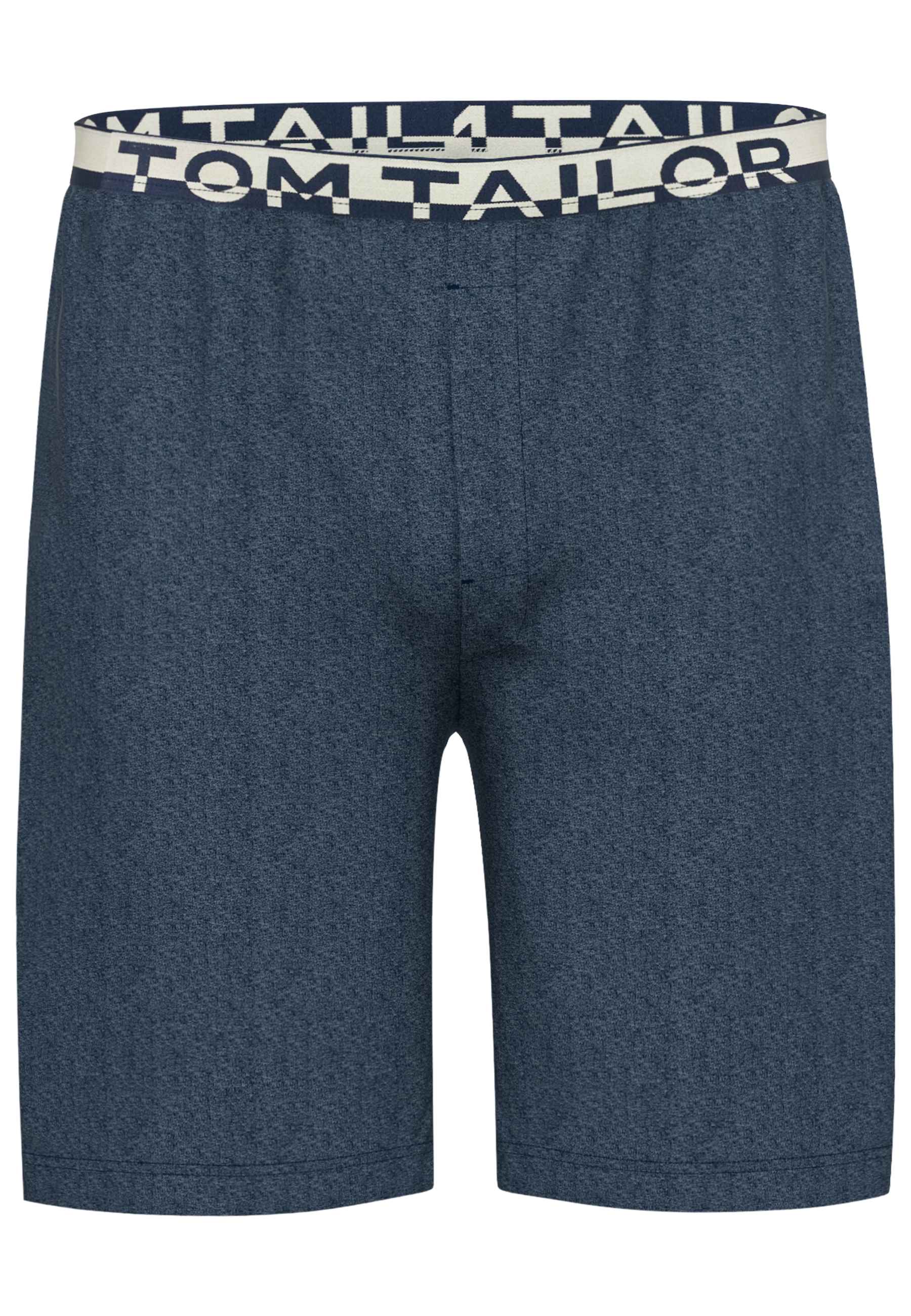 TOM TAILOR Herren Bermuda blau melange